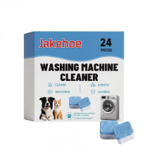 (24 PIECES) Washing Machine Cleaner Tablets Gentle Daily Clean Lint Residue Odor Remover Home Washer Tub Cleaner 20 Packs