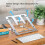Aluminum Laptop Stand Adjustable Foldable Portable Cooling Non Slip 5