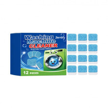 (12 PIECES) Washing Machine Cleaner Tablets Gentle Cleaner for Removing Dirt, Lint, Impurities and Odors