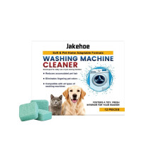 (12 PIECES) Washing Machine Cleaner Tablets Gentle Removal of Lint Dirt and Odors Easy Fresh Cleaning Tablets Household Cleaner 10 Pack