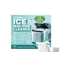 (12 PIECES) Ice Maker Cleaning Tablets Descaler Effervescent Cleaner for Automatic Deodorization Descaling, 30 Pack Food Grade