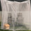 Bed canopy mosquito net bed net White 220x200x200 cm 4