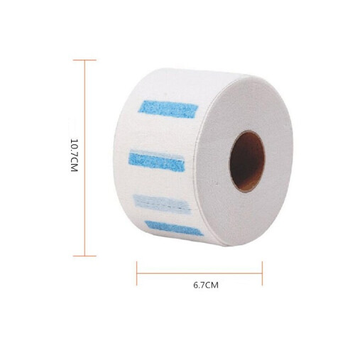 5 Pack Disposable Stretchy Neck Paper Hairdressing Accessory Tool White 2