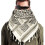 Cachecol tático do deserto Keffiyeh, lenço árabe Sand 5