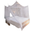 Bed canopy mosquito net bed net White 220x200x200 cm 1