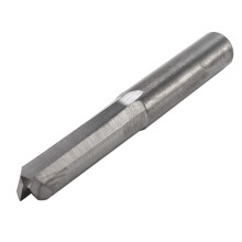 20Pcs 6mm 22mm Double Edged Straight Router Bits Straight End Mill Cutter 2 Flutes Cnc Cutting Tungsten Steel Slot Bit
