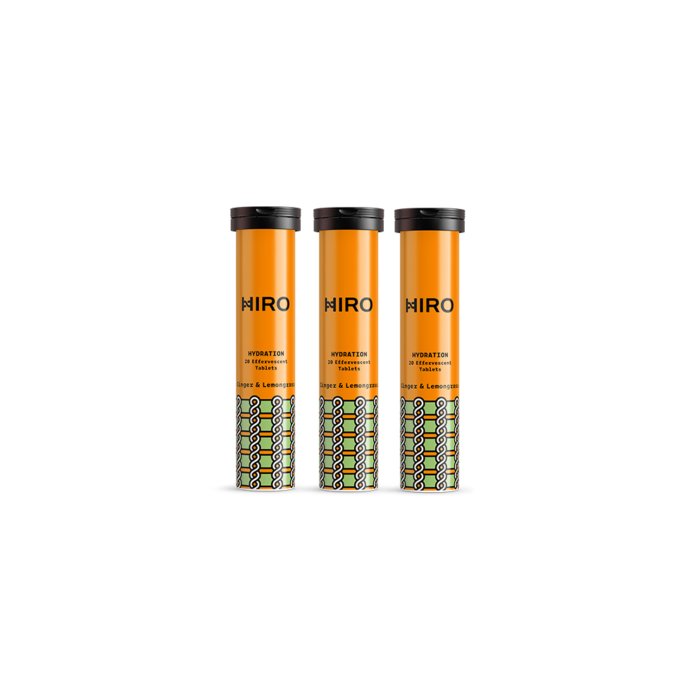Hiro Hydration - Ginger & Lemongrass Triple Pack
