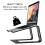 Foldable Laptop Stand Portable Cooling Tablet Stand Silver 5