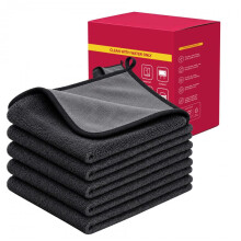 (5 PIECES) 5PC Magic Cleaning Cloths Set, Lint-Free and Streak-Free, Multi-Purpose Cleaning Cloth