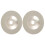 2X Cutting Disc, for Glass / Stone, with Diamond Coating, Galvanized, Fine Grain 2