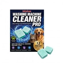 (12 PIECES) Washing Machine Cleaner Tablets Portable Effervescent Deep Clean Descaling Deodorizing Household Washer Tub Cleaner 12 Pack