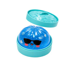 (孔雀蓝, 1pc) Fruit Pectin Ocean Shark Shell Sunglasses Bun Squishy Toy Fun Stress Relief Slow Rebound Elastic Creative Gift
