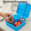 Microwave Reheating Kids Lunch Box with 4 Compartments and-4 8