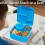Microwave Reheating Kids Lunch Box with 4 Compartments and-4 6