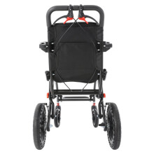 Portable Traveling Wheelchair with Storage Bag Folding Transport Wheelchair