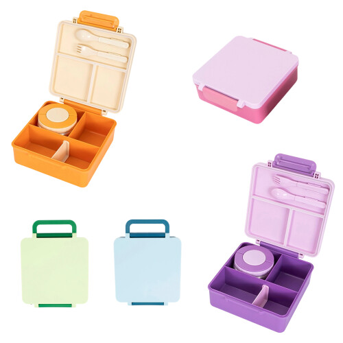 Récipient alimentaire portable avec poignée de transport,-5 1