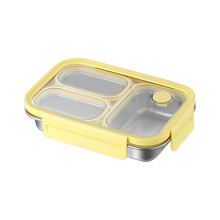 Récipient à déjeuner avec intérieur en acier 316L, 3 sections,-2