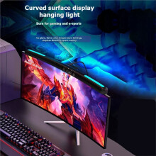 Stepless Dimming Led Desk Lamp Dimmable Monitor Light Bar Curved USB Powered for Computer Monitor Light Bar