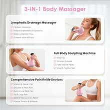 9 Levels Electric Meridian Brush Microcurrent Vibration Scraping Tool for Lymphatic Drainage Body Shaping Muscle Relief