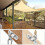 20Pack Ceiling Hook Ring Hooks Stainless Steel Oblong Pad Eye Plate Heavy Duty Ceiling & Wall Mount Hook Hanger 2