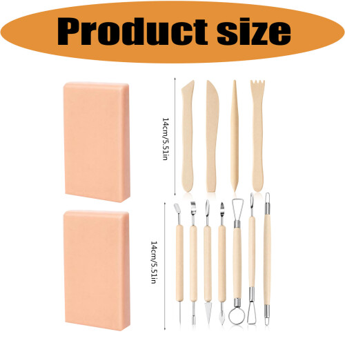 Beginner Clay Sculpting Tool Set for Figurine Work and DIY Craft 2