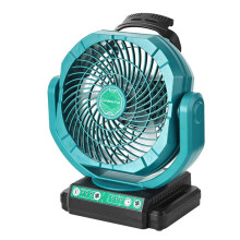 Cordless Battery Powered Fan for 18V Battery, 3 Speed Industrial Portable Cooling Fan for Camping, Jobsite