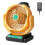 Battery Powered Fan Compatible with for  20V Battery Portable Fan with AC Adapter, Variable Speed, Timer Settings 1