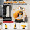 Battery Powered Fan Compatible with for  20V Battery Portable Fan with AC Adapter, Variable Speed, Timer Settings 1