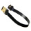 Cable Plano de 50 cm Compatible con  Macho A Macho Micro- en Ángulo de 90 Grados para FPV 3