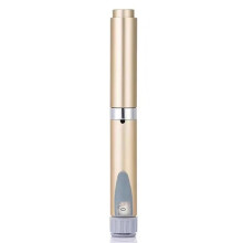 Adjustable Non-Invasive Liquid 0-60IU Injection Pen Kit Reusable 3ml Cartridge Injector Pen with 10pcs Bottles Gold