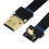 Cable Plano de 50 cm Compatible con  Macho A Macho Micro- en Ángulo de 90 Grados para FPV 4