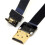 Cable Plano de 50 cm Compatible con  Macho A Macho Micro- en Ángulo de 90 Grados para FPV 6