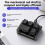 Mechanical 5 Keys RGB Shortcut Keyboard Multi-Functional Customizable Keypad for Drawing and Gaming Peripherals White 2
