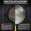 12" Titanium Plated Hammered Frying Pan Skillet W/ Lid No Coating Cookware 3