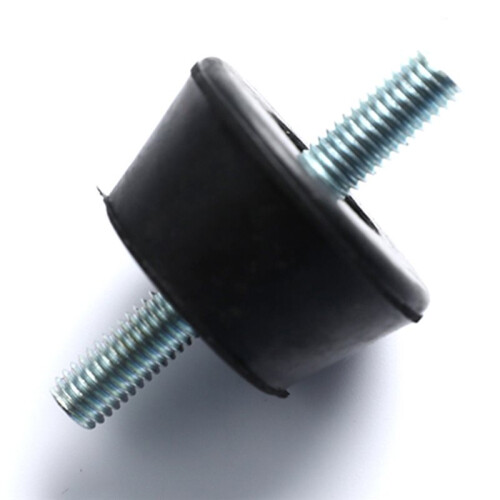 4-Pack Double External Thread Shock-Absorbing Pad Feet Anti-Vibration Buffer Mounts for 1-3P AC Outdoor Unit Brackets