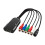 Convertidor de Componente YPbPr Rojo, Verde, Azul A  Compatible, 1080P  Compatible 1.3, Plug And 2