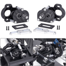 Ultralätt Kolfiberöverföringsväxel för 1/10NOD 48P LCG Chassi Byggnader Rigs RC Crawler Bil Uppgraderingsdelar Höger