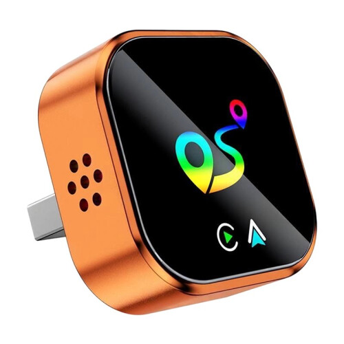 Wireless Carplay Adapter Android AUTO 2in1 AI Box Location Finder Function Bluetooth5.0+WiFi Wired to Wireless Carplay B 1