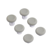 6 in 1 Thumbstick Kit with 3 Heights Option for Gulikit KK3 Max / KingKong 2 Pro Replacement Gray