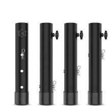 4 Piezas de Elevadores de Patas de Mesa Ajustables de 3 Niveles, Extensores de Patas de Mesa Plegables de Acero de Alta Resistencia, Extensiones para