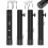 4 Pcs 3-LEVEL Adjustable Table Leg Risers, Highly Steel Folding Table Leg Extenders, Tables Legs Extensions 2