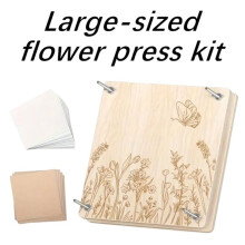 Wood Flower Press Kit Pocket Pressing Boards Tools Crafting Kits DIY Bouquet Leaf Preservation Arts for Bookmark Frame