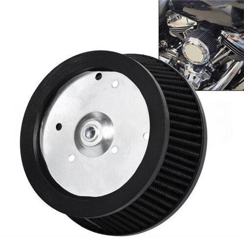 Motorcycle Air Filter Element for  Dyna 1999-2017 Softail 2000-2017 Touring 2008-2016 Air Cleaner Element Black 2