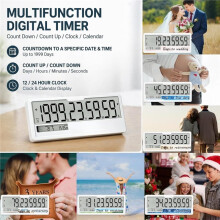 Digitaler Countdown-Timer Uhr 9999 Tage Kalender Timer, Benutzerdefinierte Vergangene Datumszählung, für Ruhestand Hochzeit Haustiergedenken