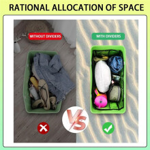 Organisateurs de Sac de Plage Transparents pour Sac Bogg Bag, Pochette de Séparation Étanche avec Fermeture Éclair pour Sacs