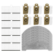 Para Aspiradoras para T10, IMILAB V1: Repuestos, Filtro HEPA, Paño de Fregona, Bolsa para Polvo (18 Piezas)