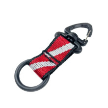 2er-Pack Scuba Octopus Halter für Atemregler, Mundstückabdeckungen für die 2. Stufe und Taucherflaggen-Gurtband