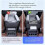 Car Center Console Rear Armrest Organizer for  Sienna Years 2021-2026 (Phone Stand Model) 5