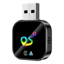 Wireless Carplay Android AUTO 2in1 AI Box Location Finder Function Bluetooth5.0+WiFi Adapter Wired to Wireless Carplay A