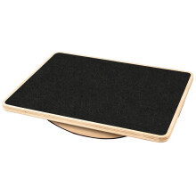 Houten Wobble Balansbord, Antislip Schommelbord voor Kernkracht en Balans Training, Capaciteit voor Thuisgym